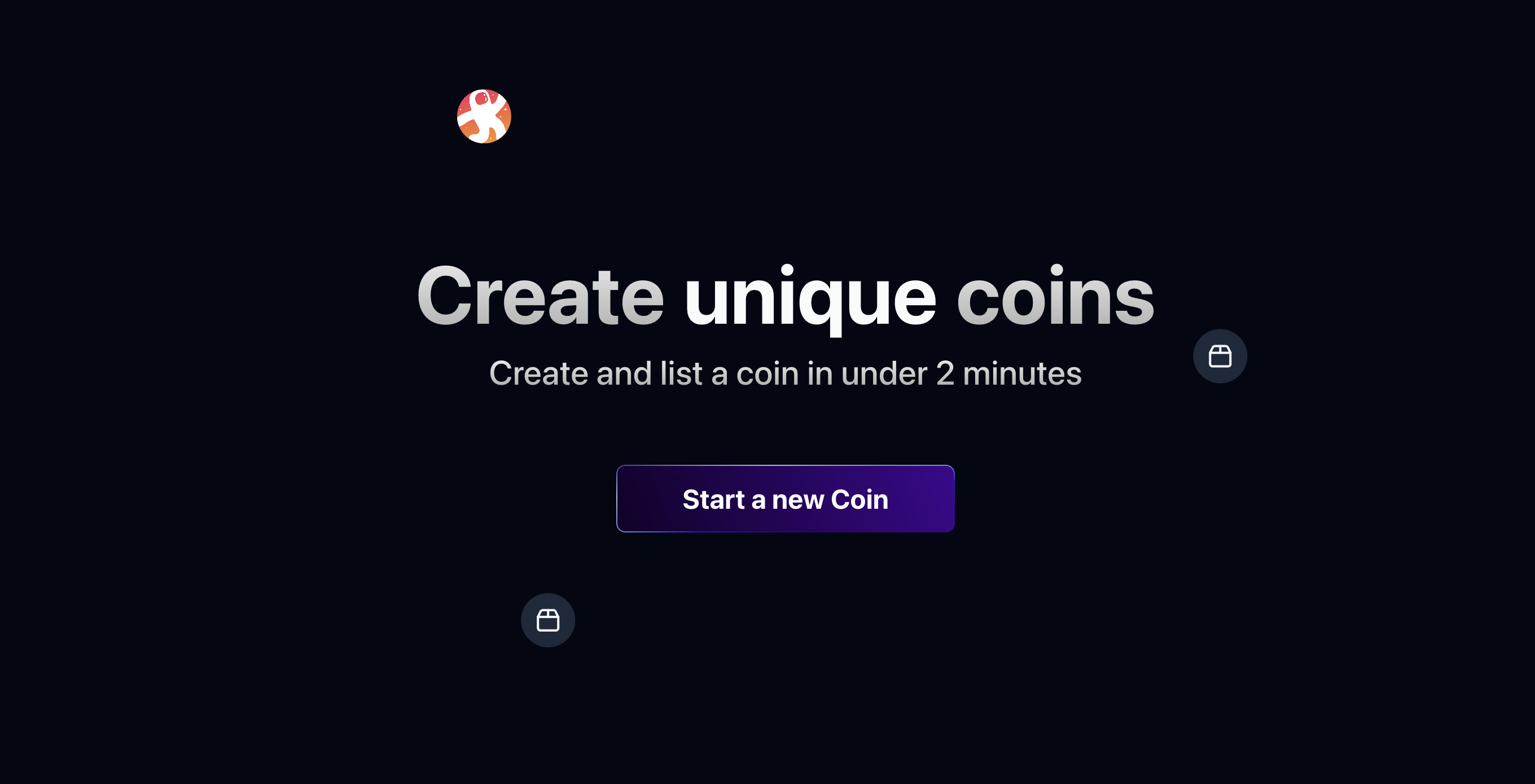 CoinMaker token creation interface